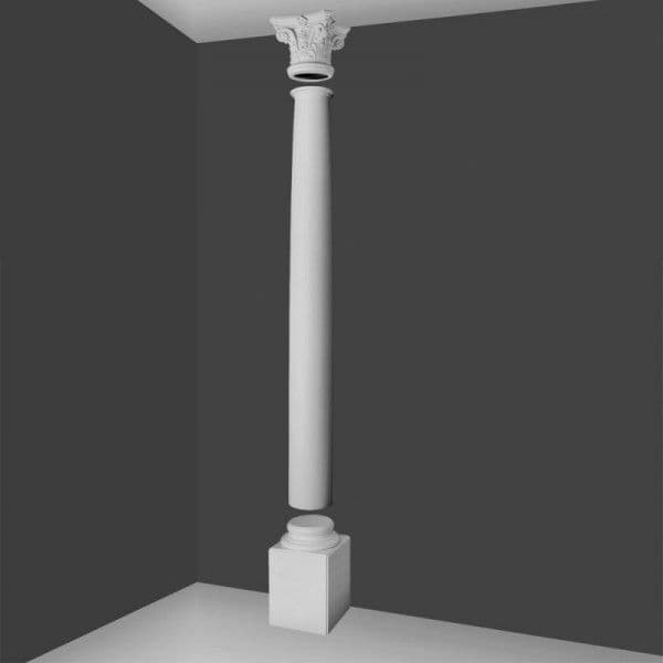 KC2 Corinthian Plain Column Full Shaft