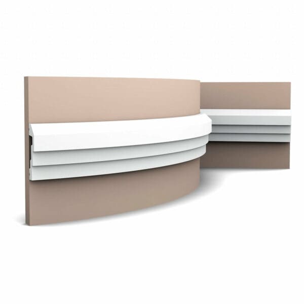 P7070F Flexible Dado Rail 74mm x 22mm x 2m