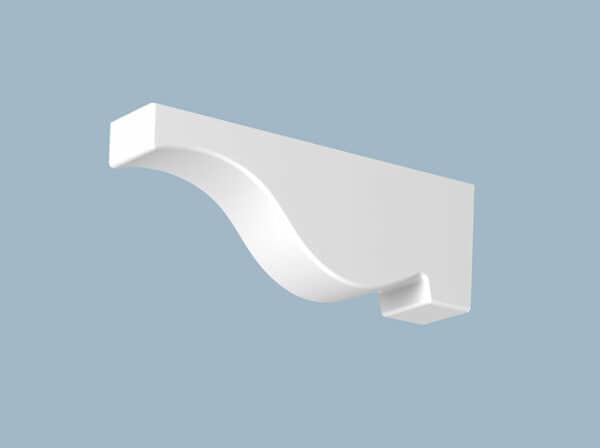 TF01 Roof Exterior Dentil 77mm x 350mm x 123mm